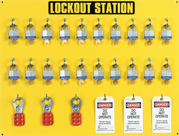 Lockout Tagout Station
