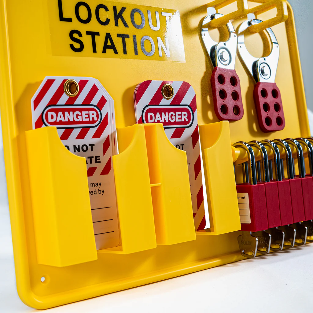 Open Lockout Tagout Station